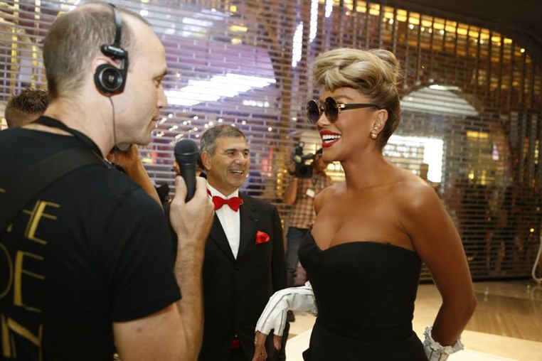 Maya Diab in Dubai Fashion Week 